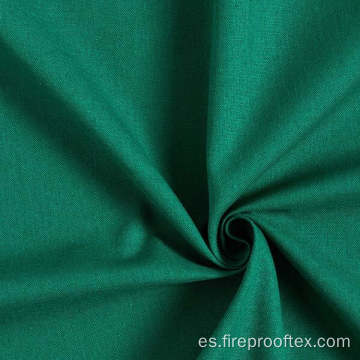 Tela para viscosa de fuego verde para camisas